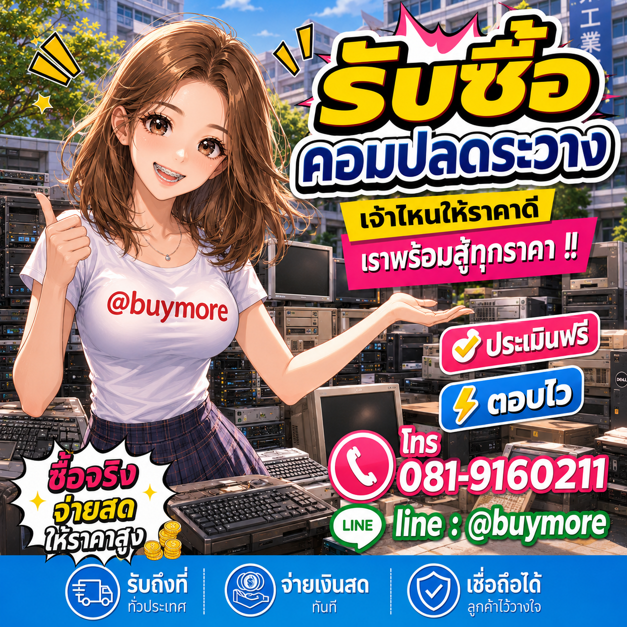 รับซื้อของมือสอง เปลี่ยนของเก่าเป็นเงินสด ง่าย ๆ กับ Buymore