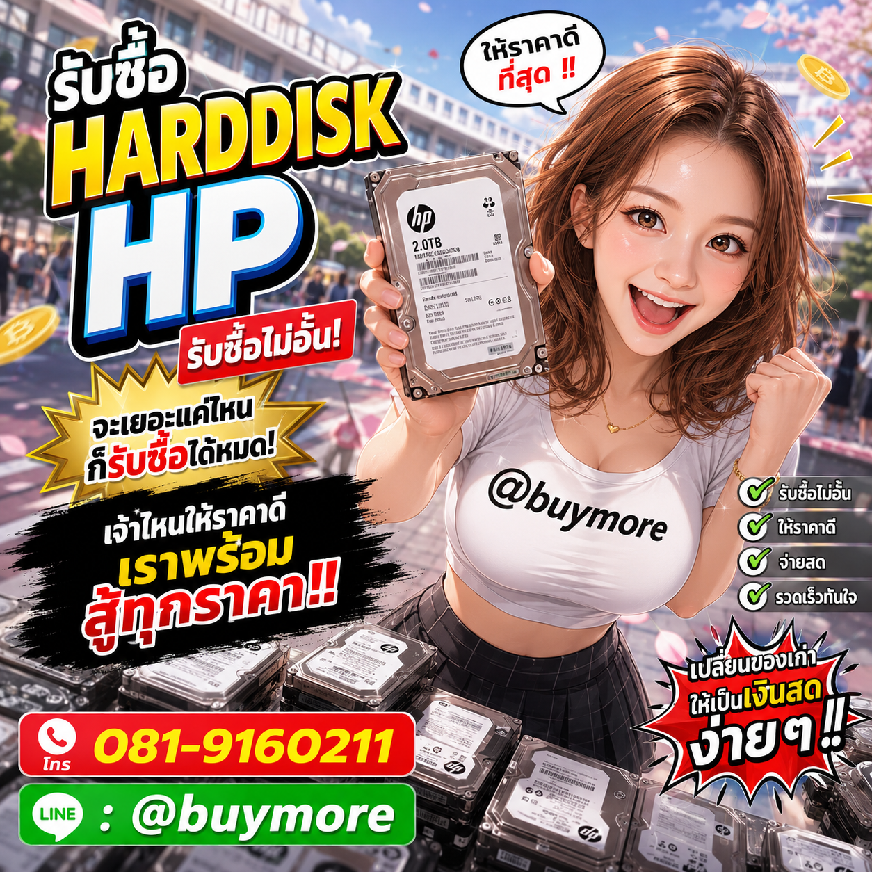 รับซื้อของมือสอง เปลี่ยนของเก่าเป็นเงินสด ง่าย ๆ กับ Buymore