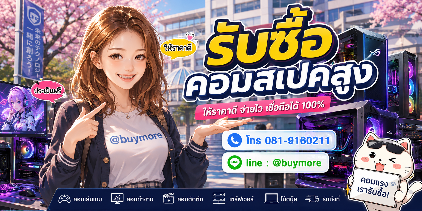 รับซื้อของมือสอง ติดต่อประเมินราคาได้ตลอด คุยง่าย ต่อรองได้สบาย ๆ
