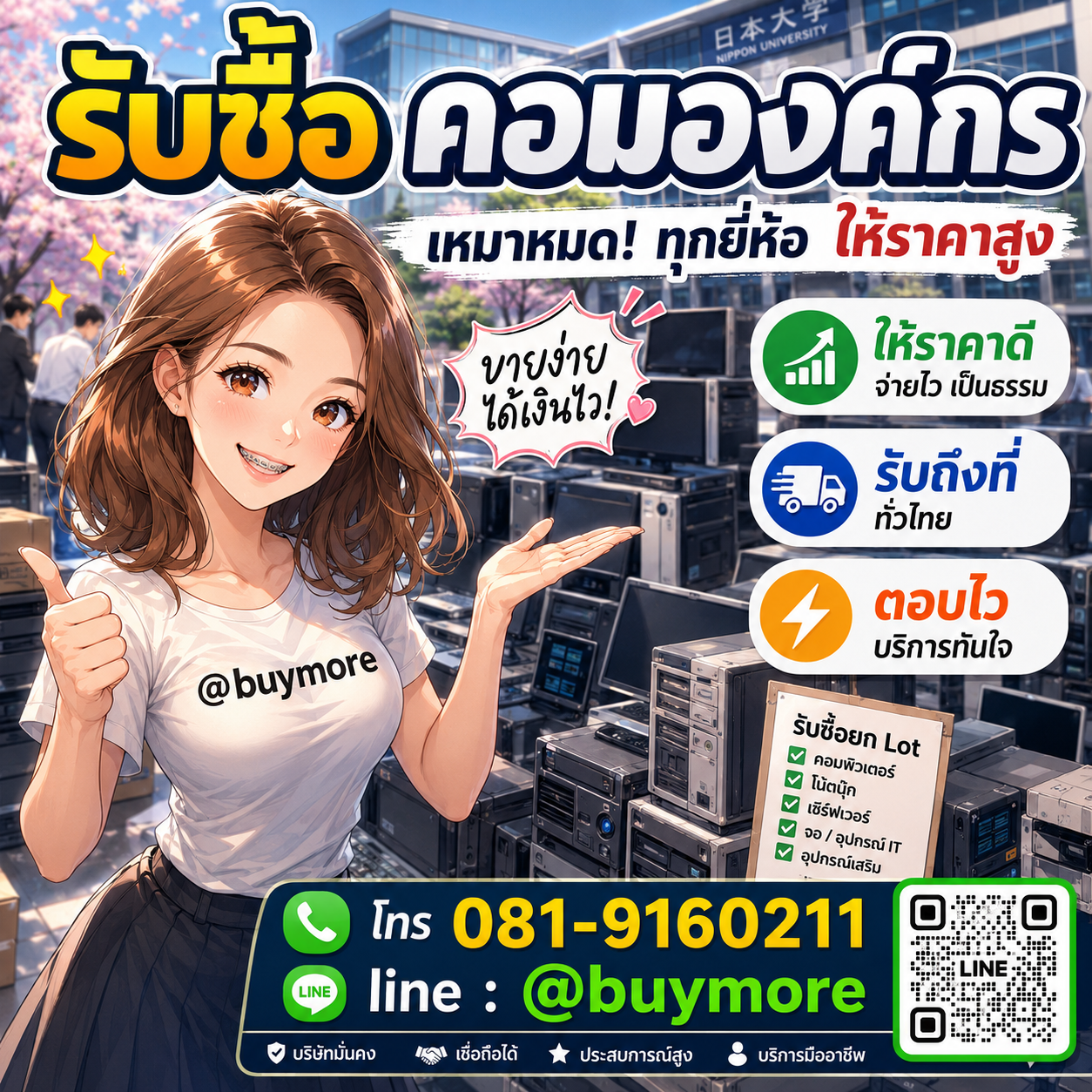 รับซื้อของมือสอง เปลี่ยนของเก่าเป็นเงินสด ง่าย ๆ กับ Buymore