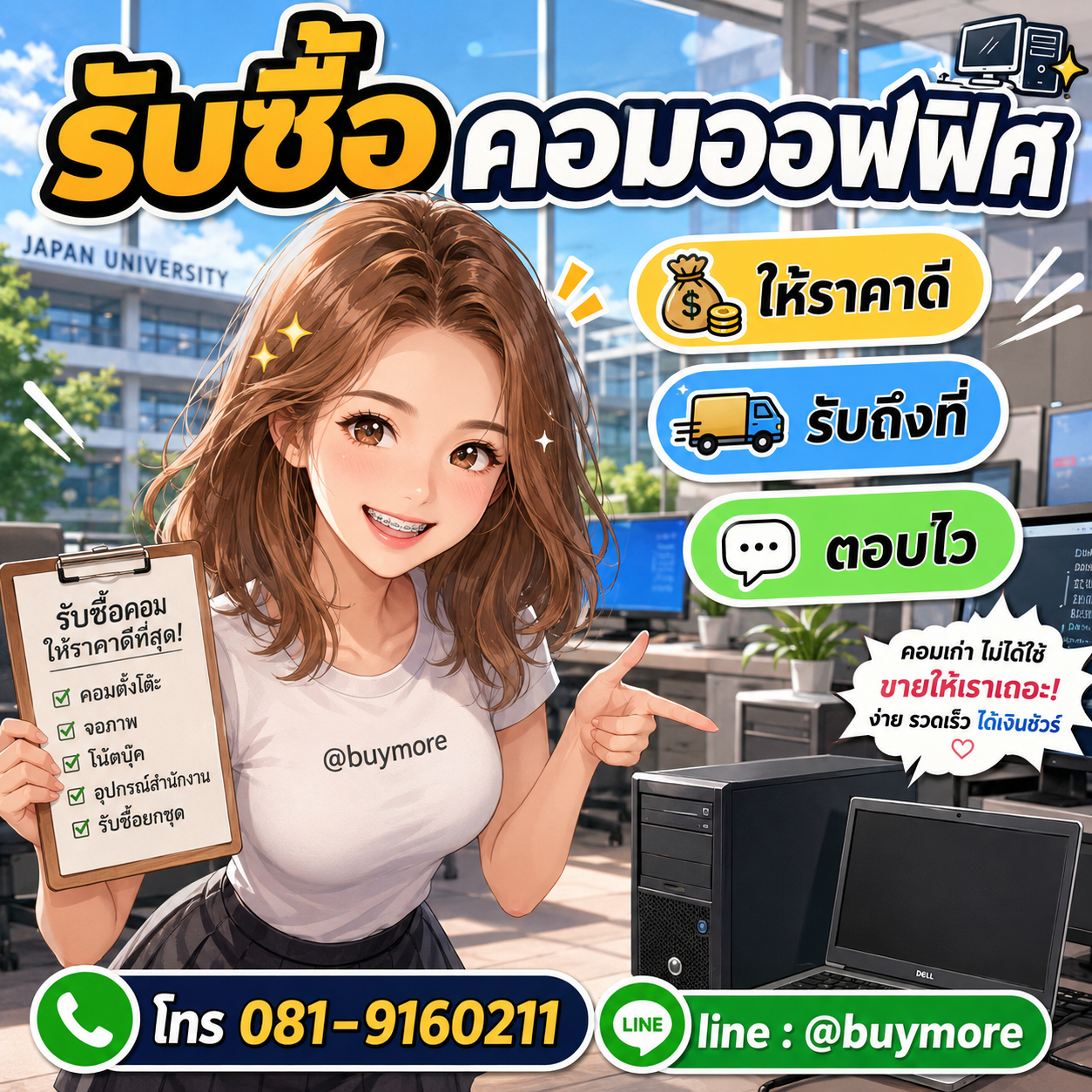 รับซื้อของมือสอง เปลี่ยนของเก่าเป็นเงินสด ง่าย ๆ กับ Buymore