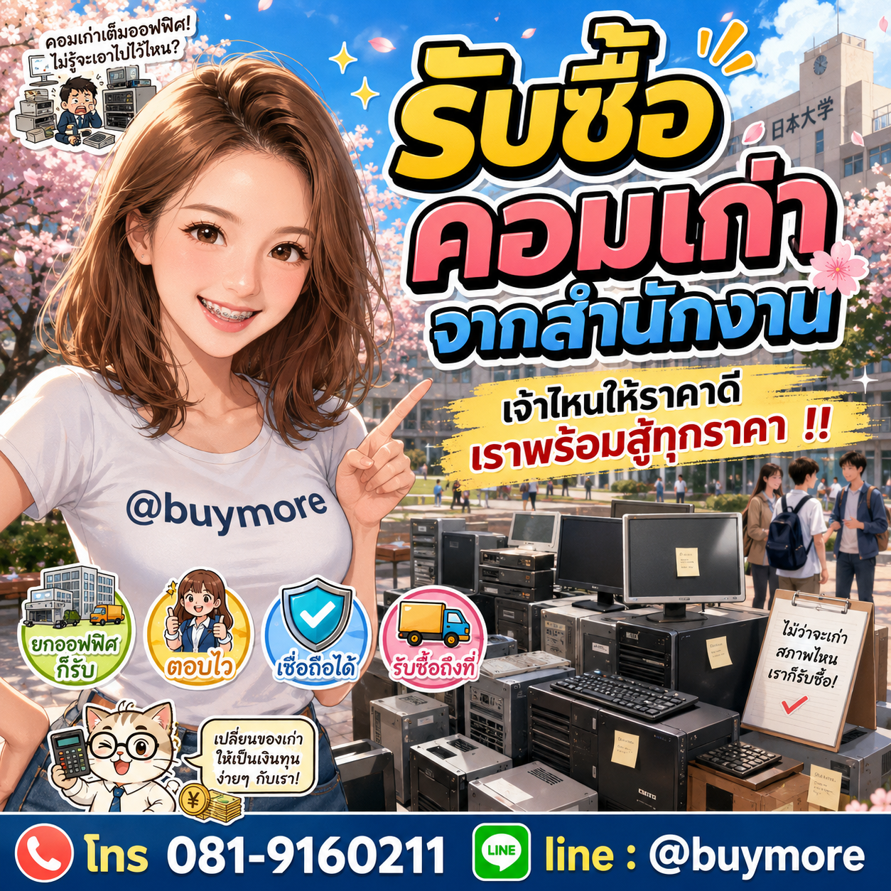 รับซื้อของมือสอง เปลี่ยนของเก่าเป็นเงินสด ง่าย ๆ กับ Buymore