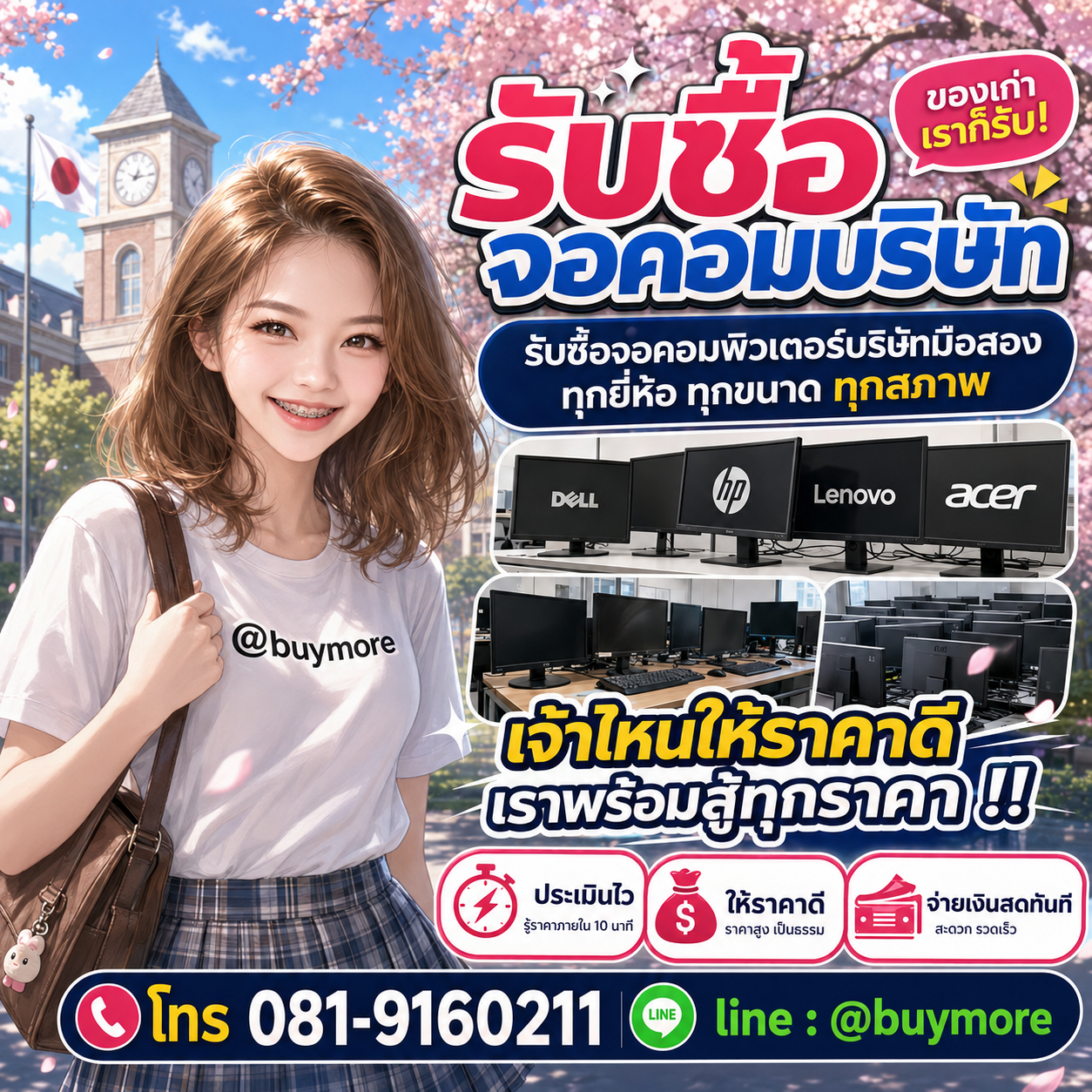 รับซื้อของมือสอง เปลี่ยนของเก่าเป็นเงินสด ง่าย ๆ กับ Buymore