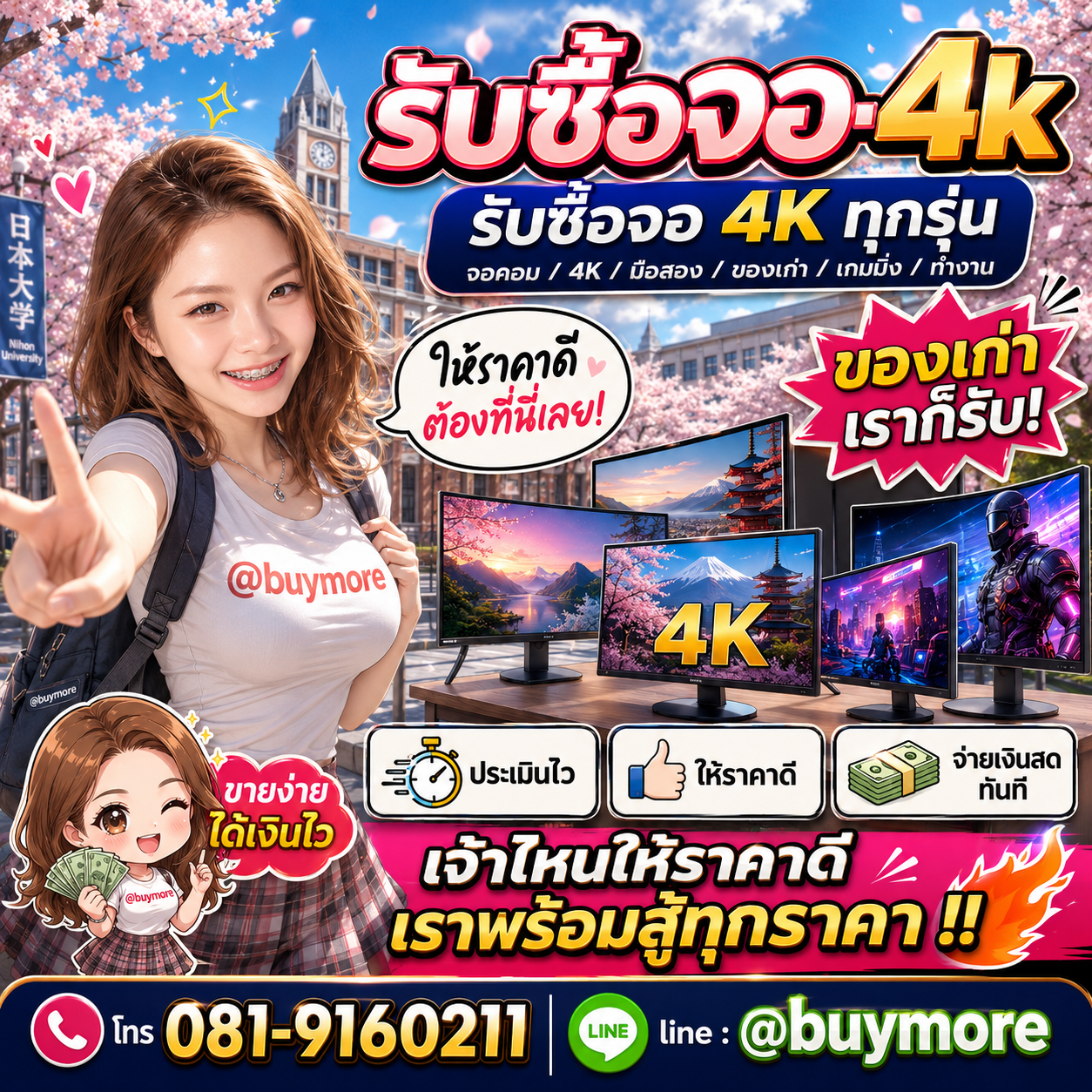 รับซื้อของมือสอง เปลี่ยนของเก่าเป็นเงินสด ง่าย ๆ กับ Buymore