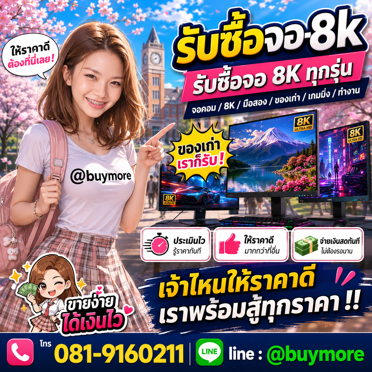 รับซื้อของมือสอง เปลี่ยนของเก่าเป็นเงินสด ง่าย ๆ กับ Buymore
