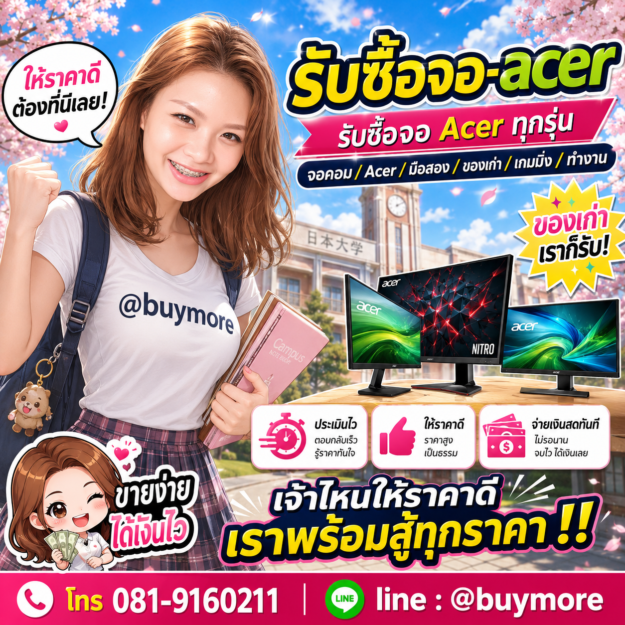 รับซื้อของมือสอง เปลี่ยนของเก่าเป็นเงินสด ง่าย ๆ กับ Buymore