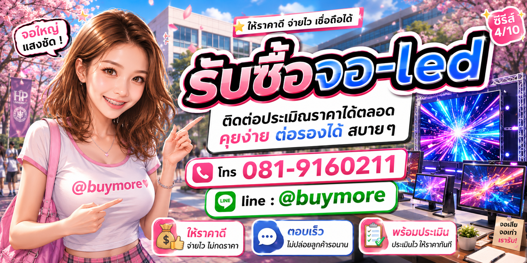 รับซื้อของมือสอง ติดต่อประเมินราคาได้ตลอด คุยง่าย ต่อรองได้สบาย ๆ