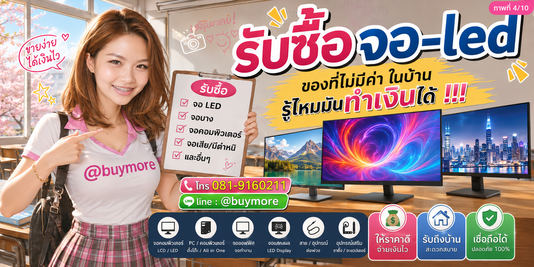 รับซื้อจอ LCD รับซื้อไม่อั้น จะเยอะแค่ไหนก็รับซื้อได้หมด