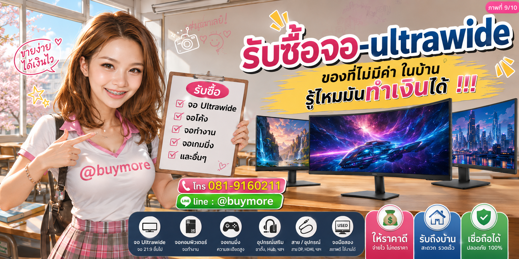 รับซื้อจอ Utrawide รับซื้อไม่อั้น จะเยอะแค่ไหนก็รับซื้อได้หมด
