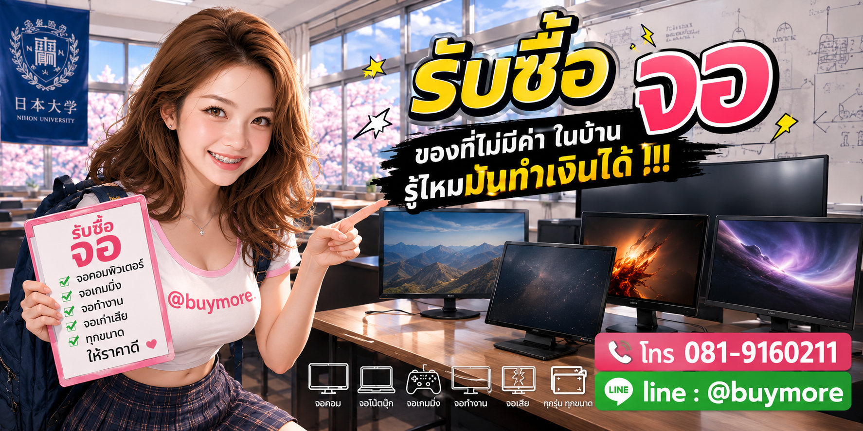 รับซื้อจอ รับซื้อไม่อั้น จะเยอะแค่ไหนก็รับซื้อได้หมด