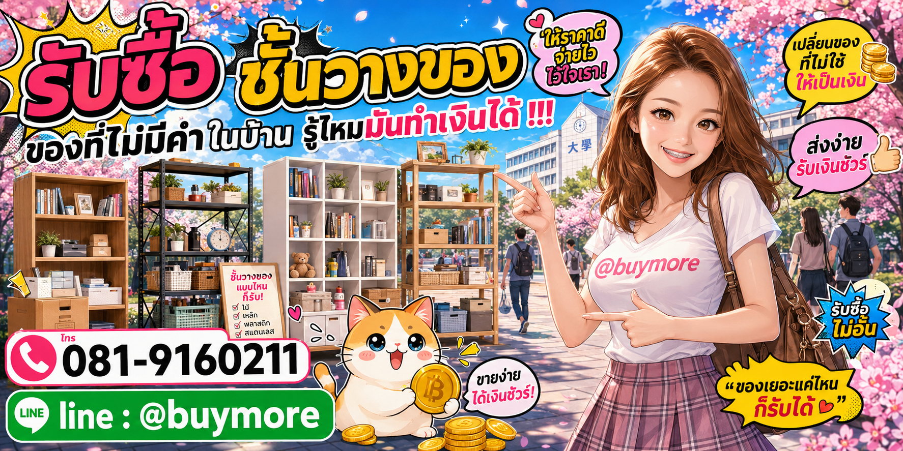 รับซื้อชั้นวางของ รับซื้อไม่อั้น จะเยอะแค่ไหนก็รับซื้อได้หมด