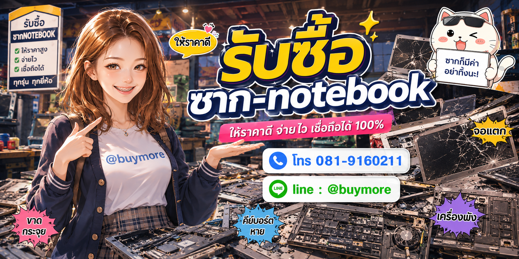 รับซื้อของมือสอง ติดต่อประเมินราคาได้ตลอด คุยง่าย ต่อรองได้สบาย ๆ