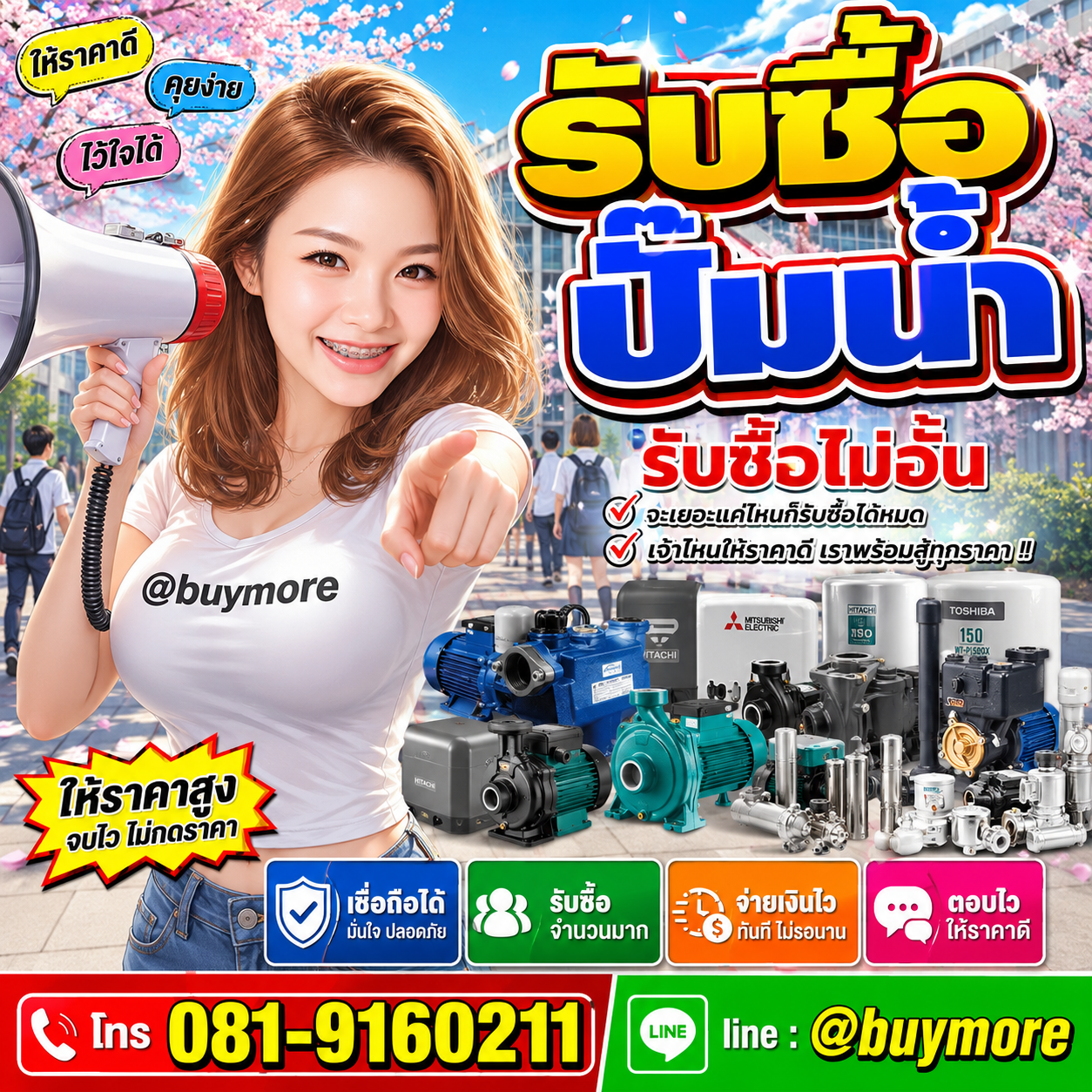 รับซื้อของมือสอง เปลี่ยนของเก่าเป็นเงินสด ง่าย ๆ กับ Buymore