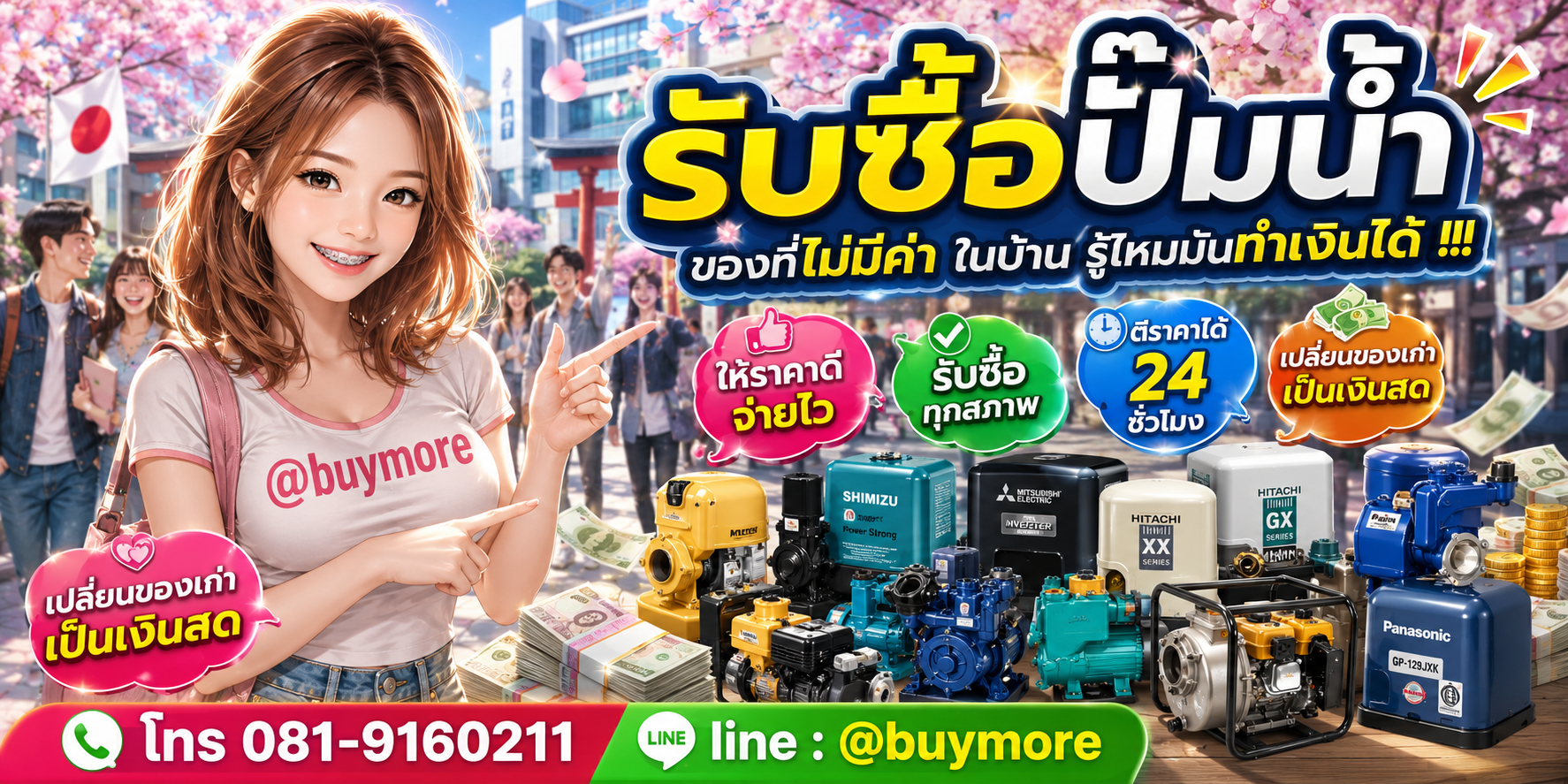 รับซื้อปั๊มน้ำ รับซื้อไม่อั้น จะเยอะแค่ไหนก็รับซื้อได้หมด