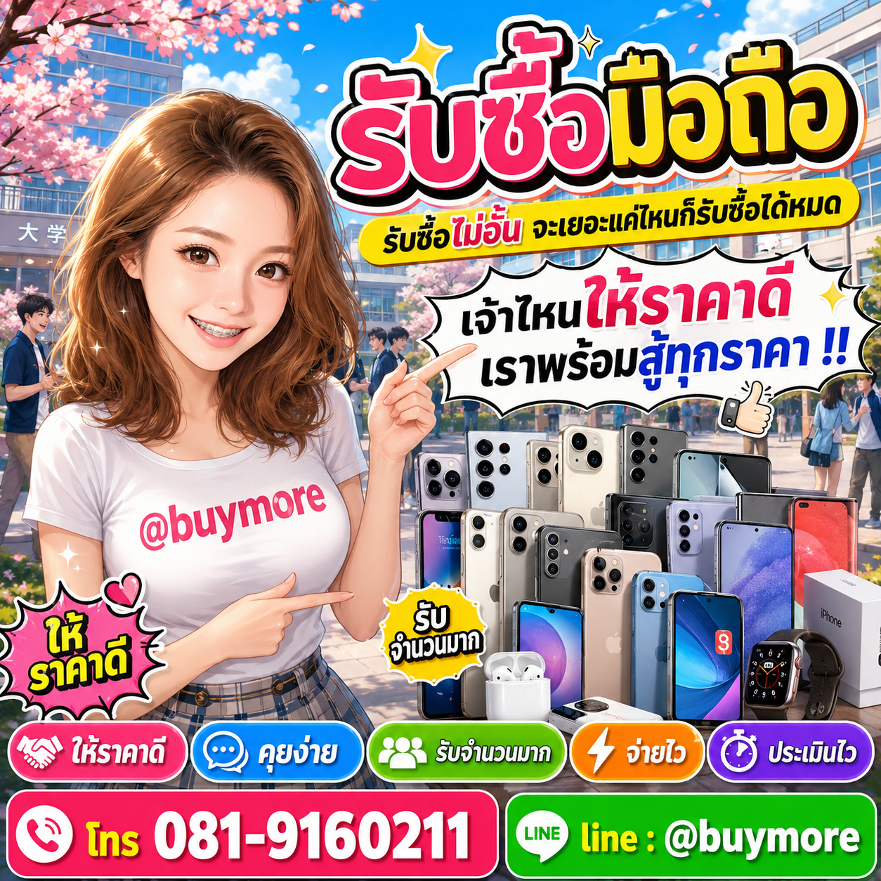 Buymore รับซื้อ มือถือและมีสินค้ามือสองราคาพิเศษ