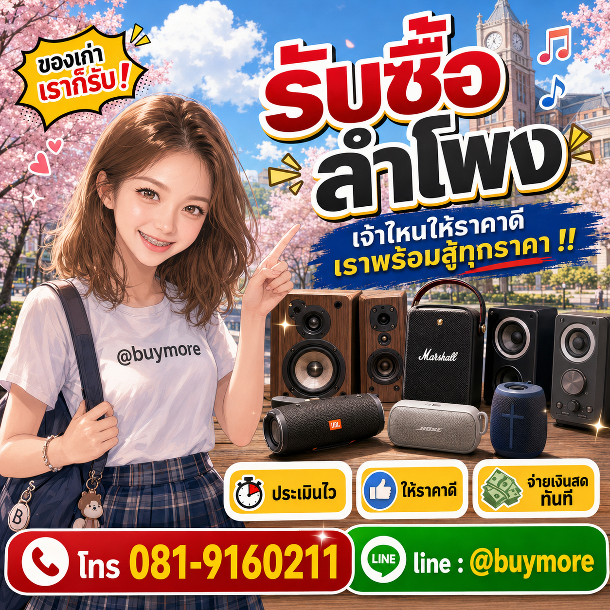 รับซื้อของมือสอง เปลี่ยนของเก่าเป็นเงินสด ง่าย ๆ กับ Buymore
