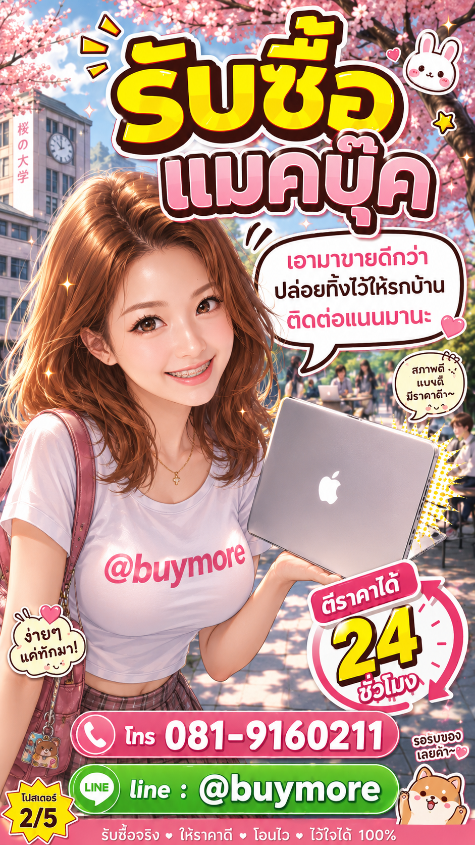รับซื้อ แมคบุ๊ค มือสอง Buymore.in.th