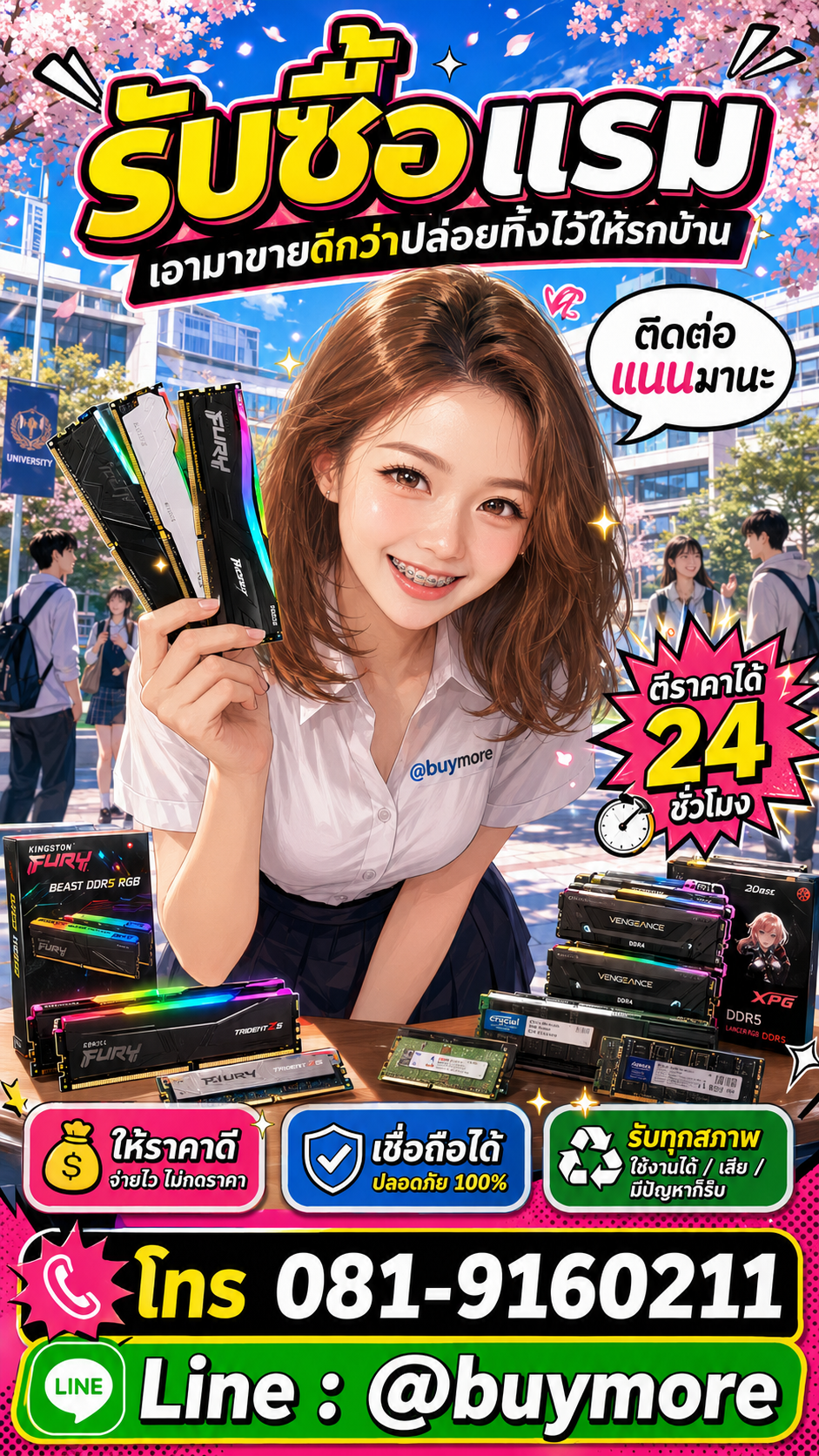 รับซื้อ แรม Buymore.in.th