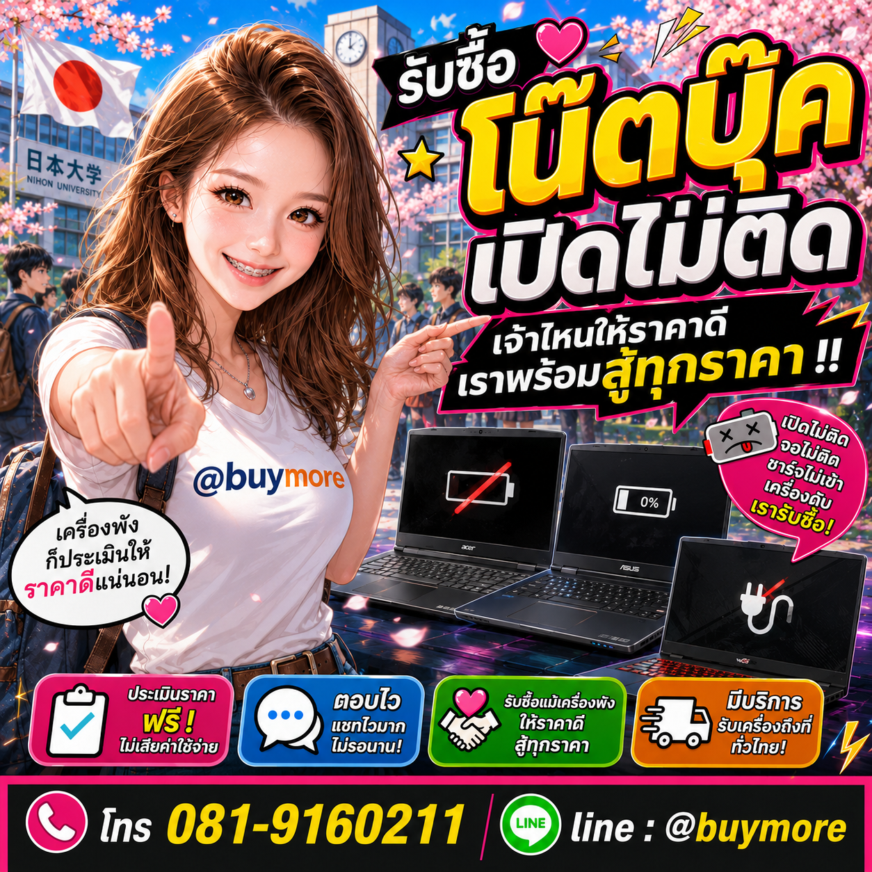 รับซื้อของมือสอง เปลี่ยนของเก่าเป็นเงินสด ง่าย ๆ กับ Buymore