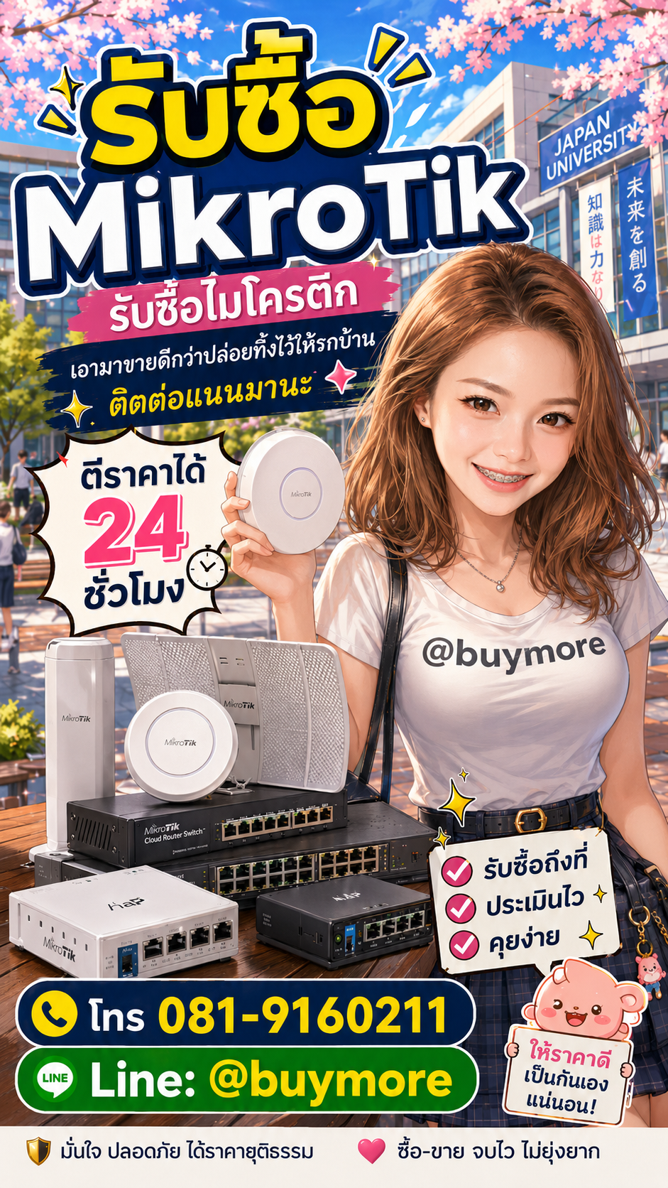 รับซื้อไมโครติก Buymore.in.th ติดต่อประเมินราคา 24 ชั่วโมง