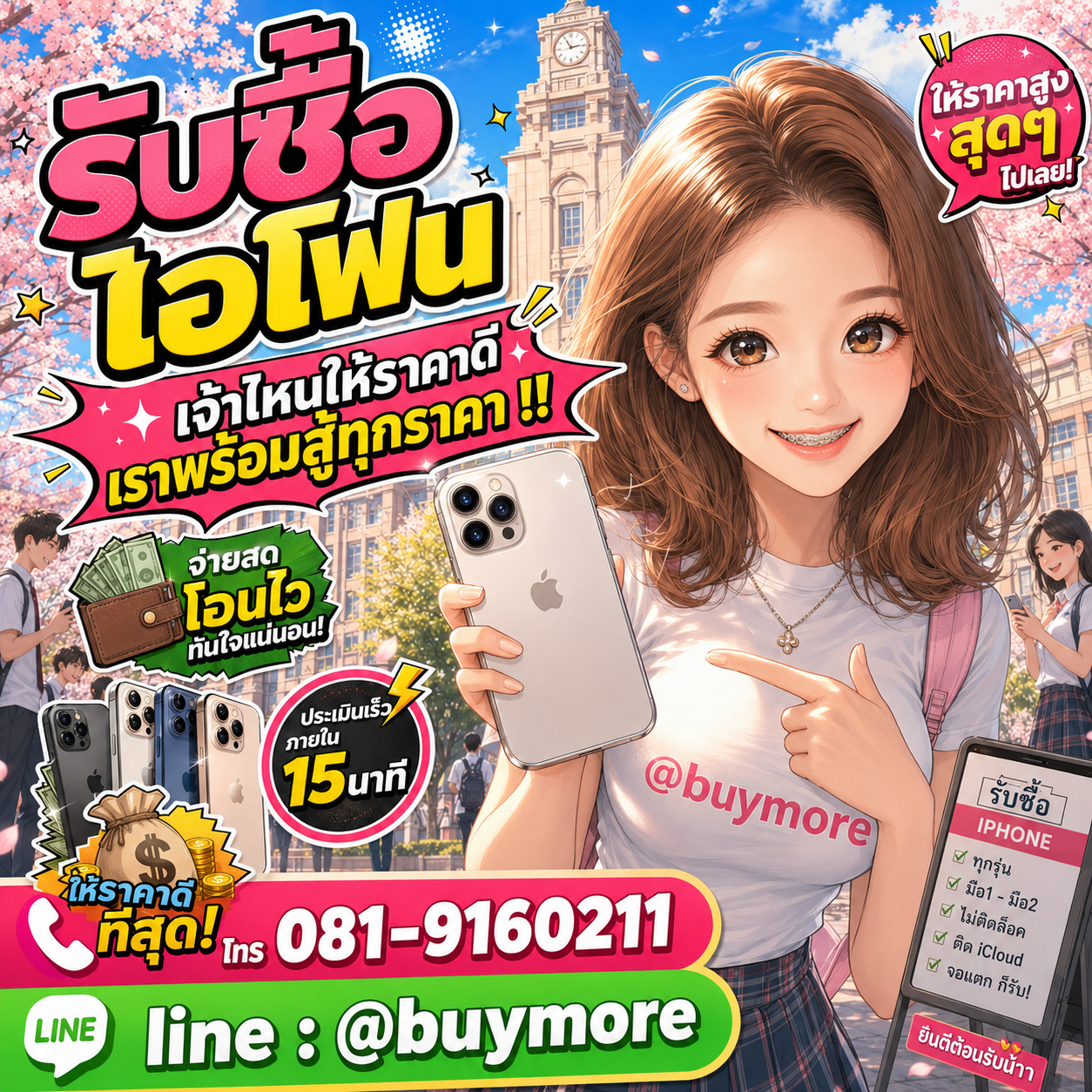 Buymore รับซื้อ ไอโฟน และสินค้ามือสองอื่น ๆ ราคาดี