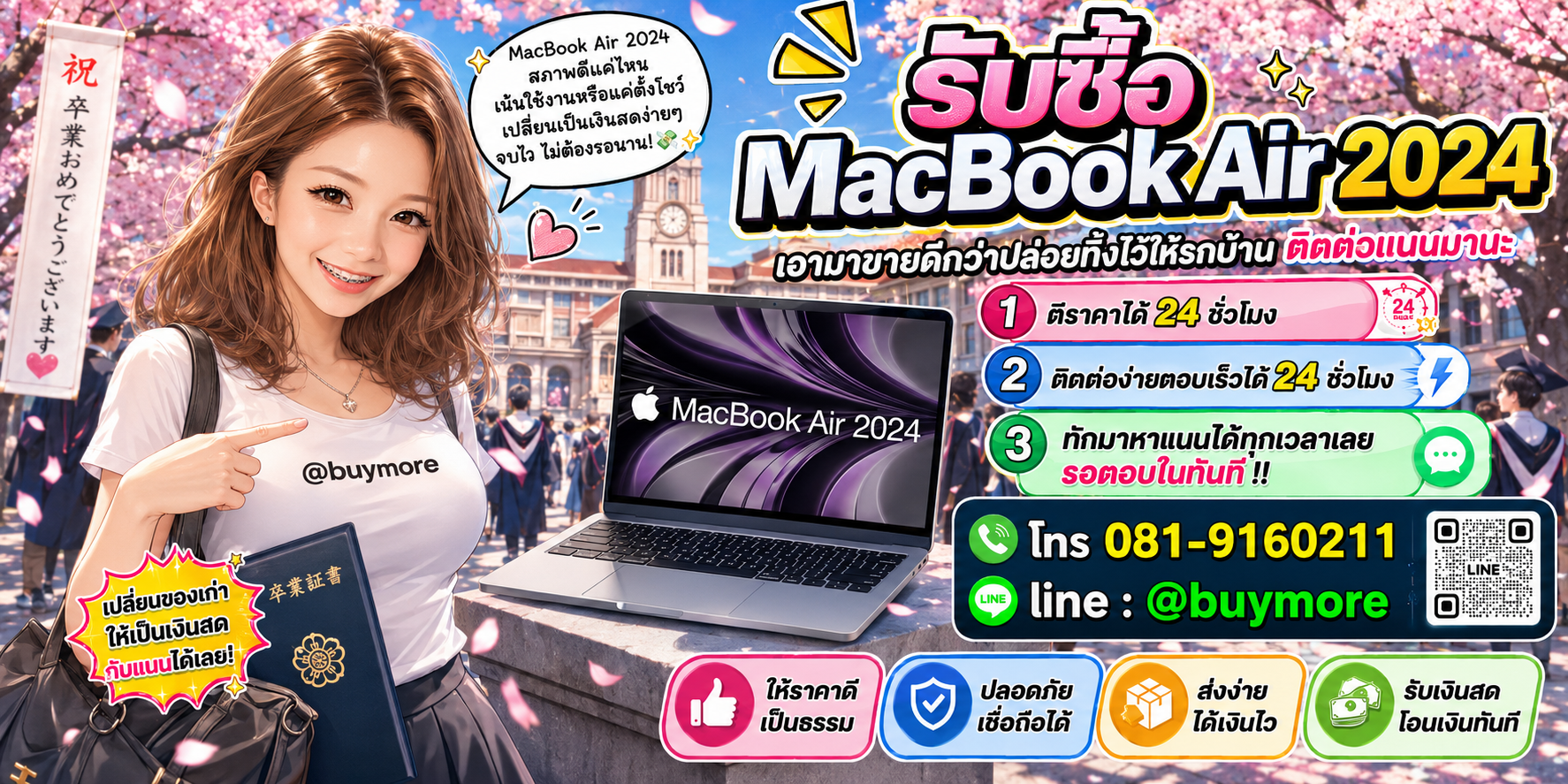 รับซื้อ PC Workstation ติดต่อ Buymore 24 ชั่วโมง โทร 081-9160211 LINE @buymore