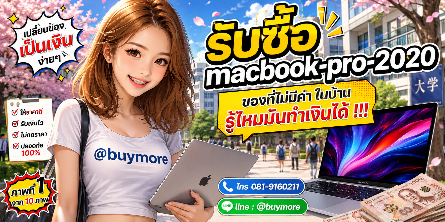 รับซื้อ macbook pro 2020 จำนวนมาก รับซื้อเหมา