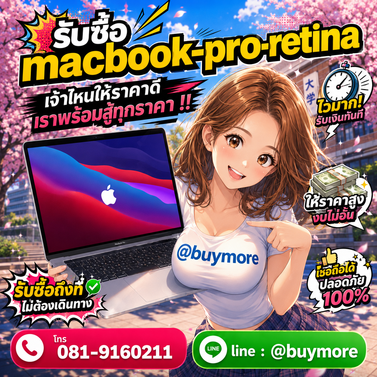 ขาย macbook pro retina มือสองให้ได้ราคาดี
