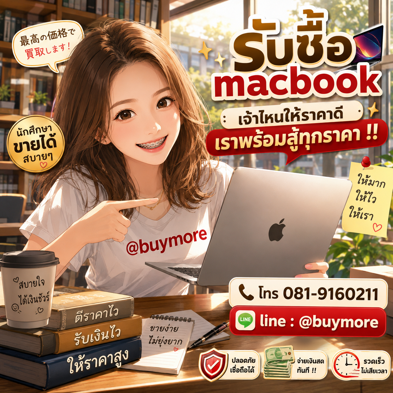 ขาย macbook  macbook ให้ได้ราคาดี