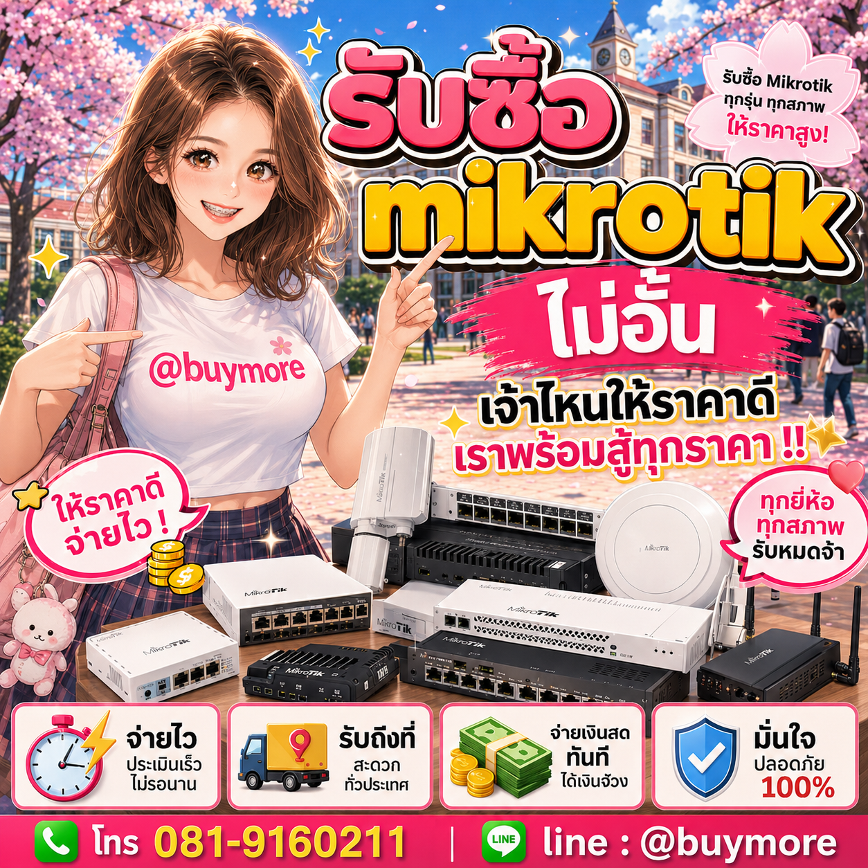 รับซื้อของมือสอง เปลี่ยนของเก่าเป็นเงินสด ง่าย ๆ กับ Buymore