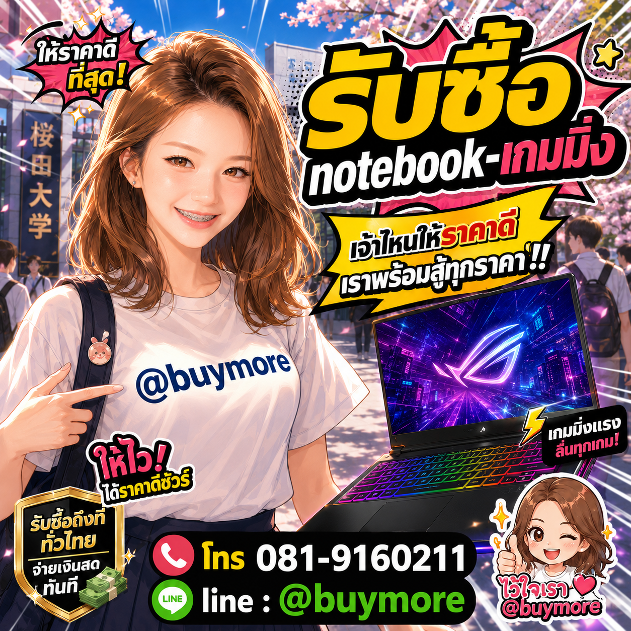 รับซื้อของมือสอง เปลี่ยนของเก่าเป็นเงินสด ง่าย ๆ กับ Buymore