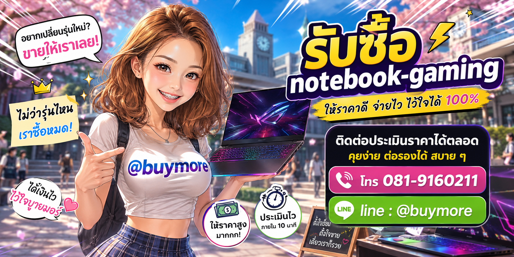 รับซื้อของมือสอง ติดต่อประเมินราคาได้ตลอด คุยง่าย ต่อรองได้สบาย ๆ