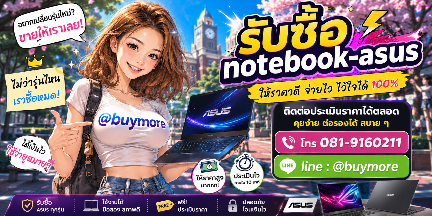 รับซื้อของมือสอง ติดต่อประเมินราคาได้ตลอด คุยง่าย ต่อรองได้สบาย ๆ
