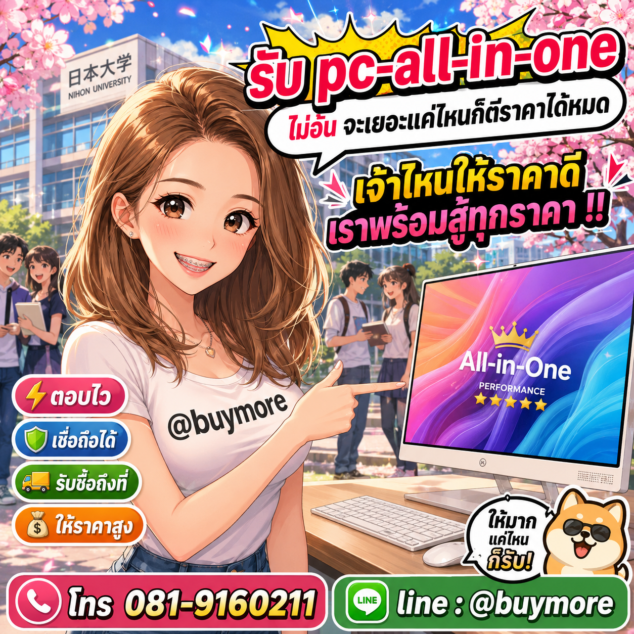รับซื้อของมือสอง เปลี่ยนของเก่าเป็นเงินสด ง่าย ๆ กับ Buymore