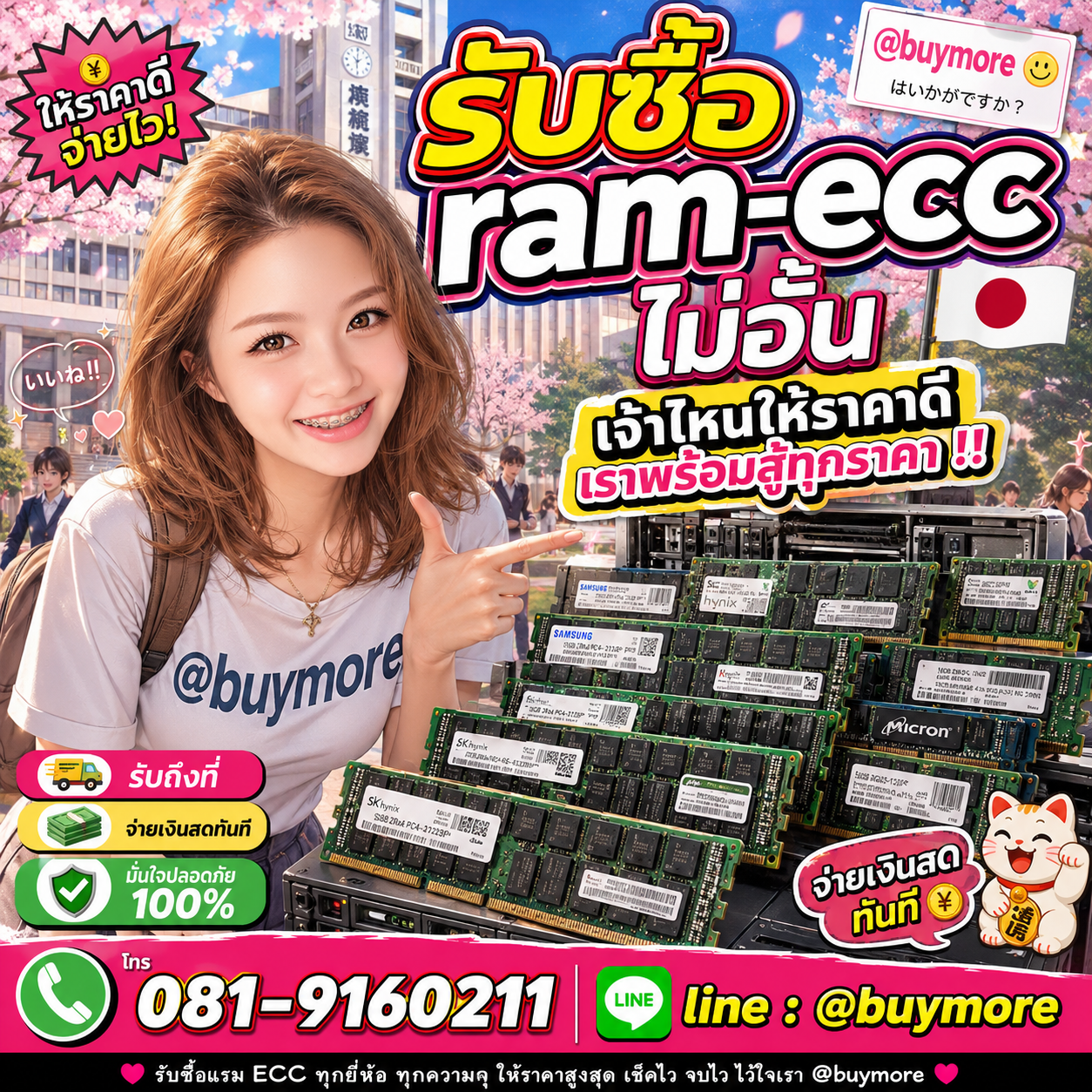 รับซื้อของมือสอง เปลี่ยนของเก่าเป็นเงินสด ง่าย ๆ กับ Buymore