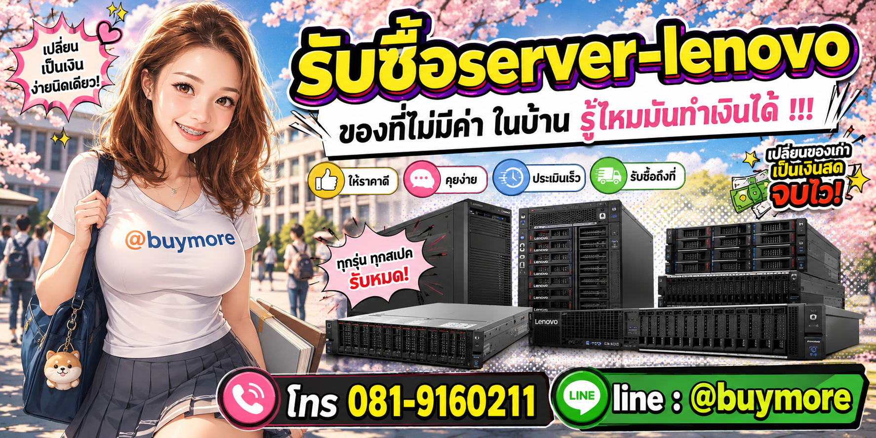 รับซื้อserver lenovoรับซื้อไม่อั้น จะเยอะแค่ไหนก็รับซื้อได้หมด