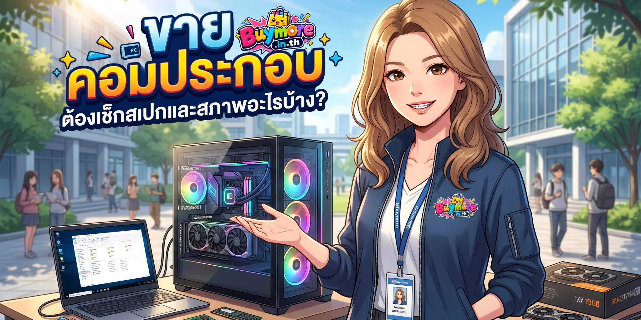 ขาย คอมประกอบ ต้องเช็กสเปกและสภาพอะไรบ้าง?