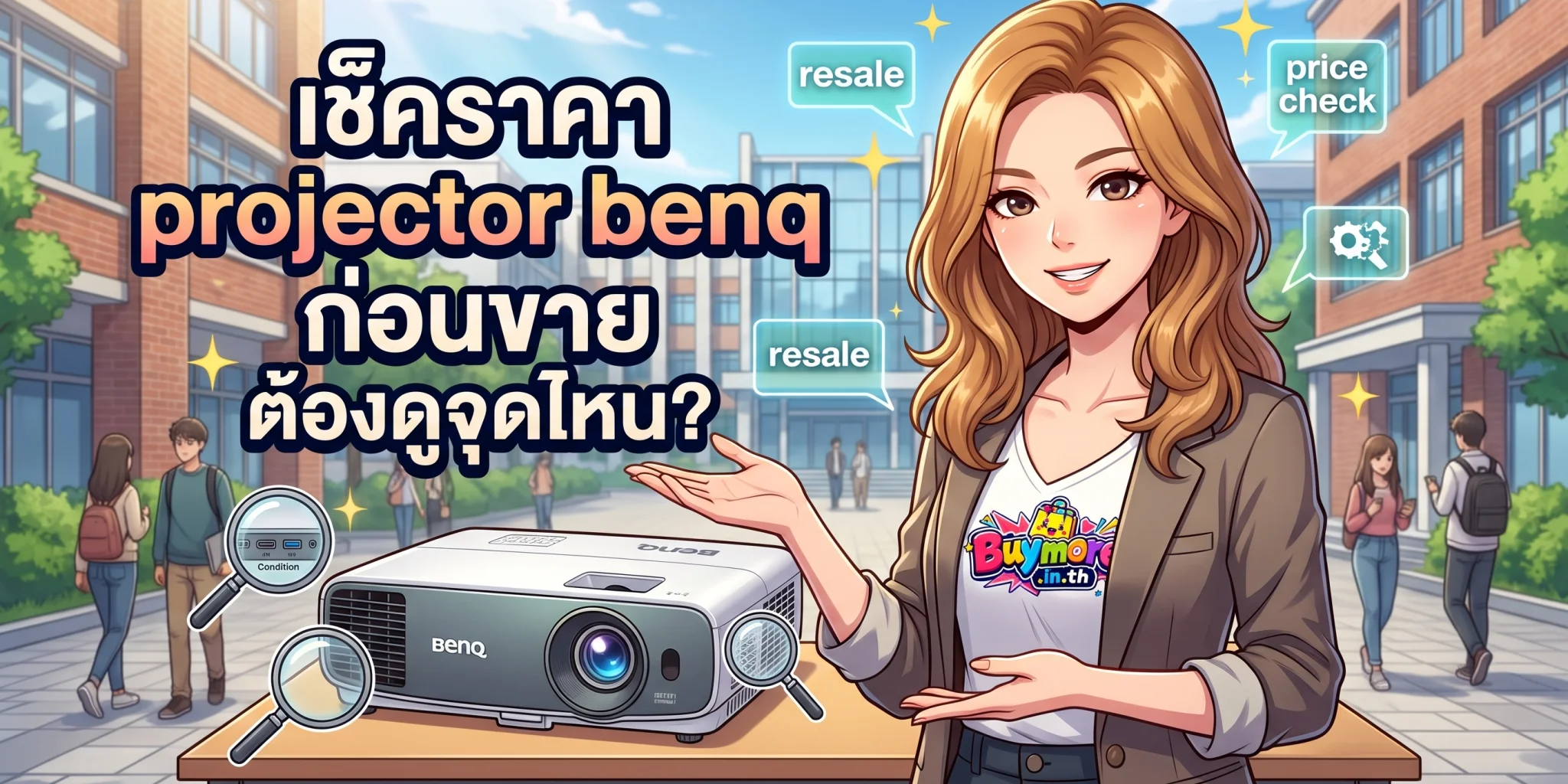 เช็คราคา projector benq ก่อนขาย ต้องดูจุดไหน?