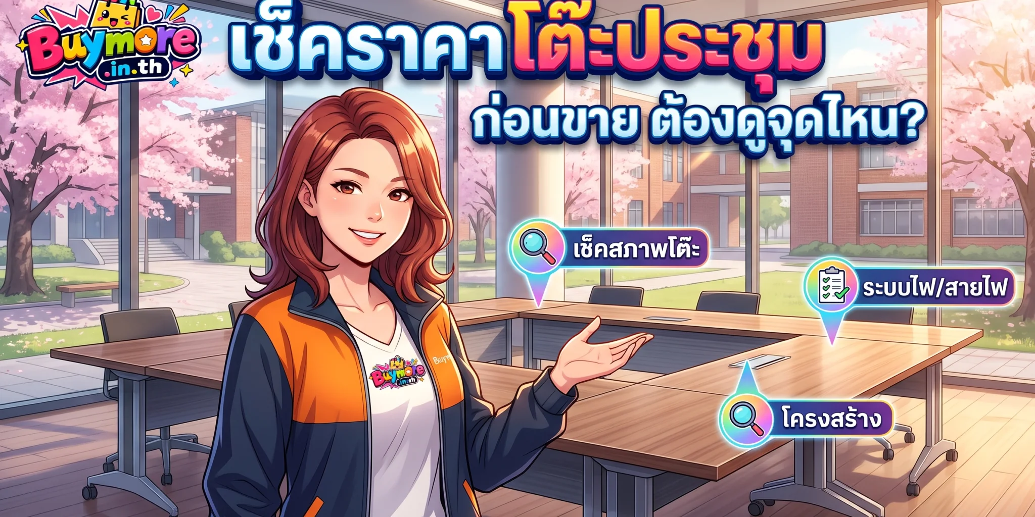 เช็คราคา โต๊ะประชุม ก่อนขาย ต้องดูจุดไหน?