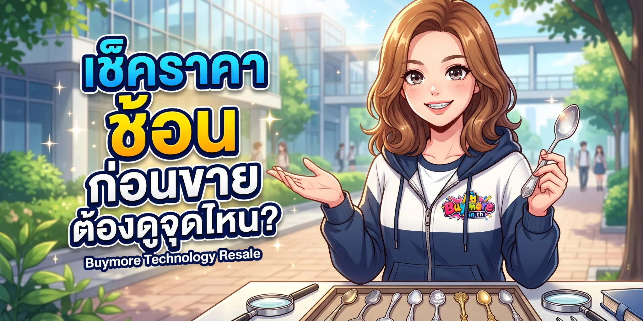 เช็คราคา ช้อน ก่อนขาย ต้องดูจุดไหน?