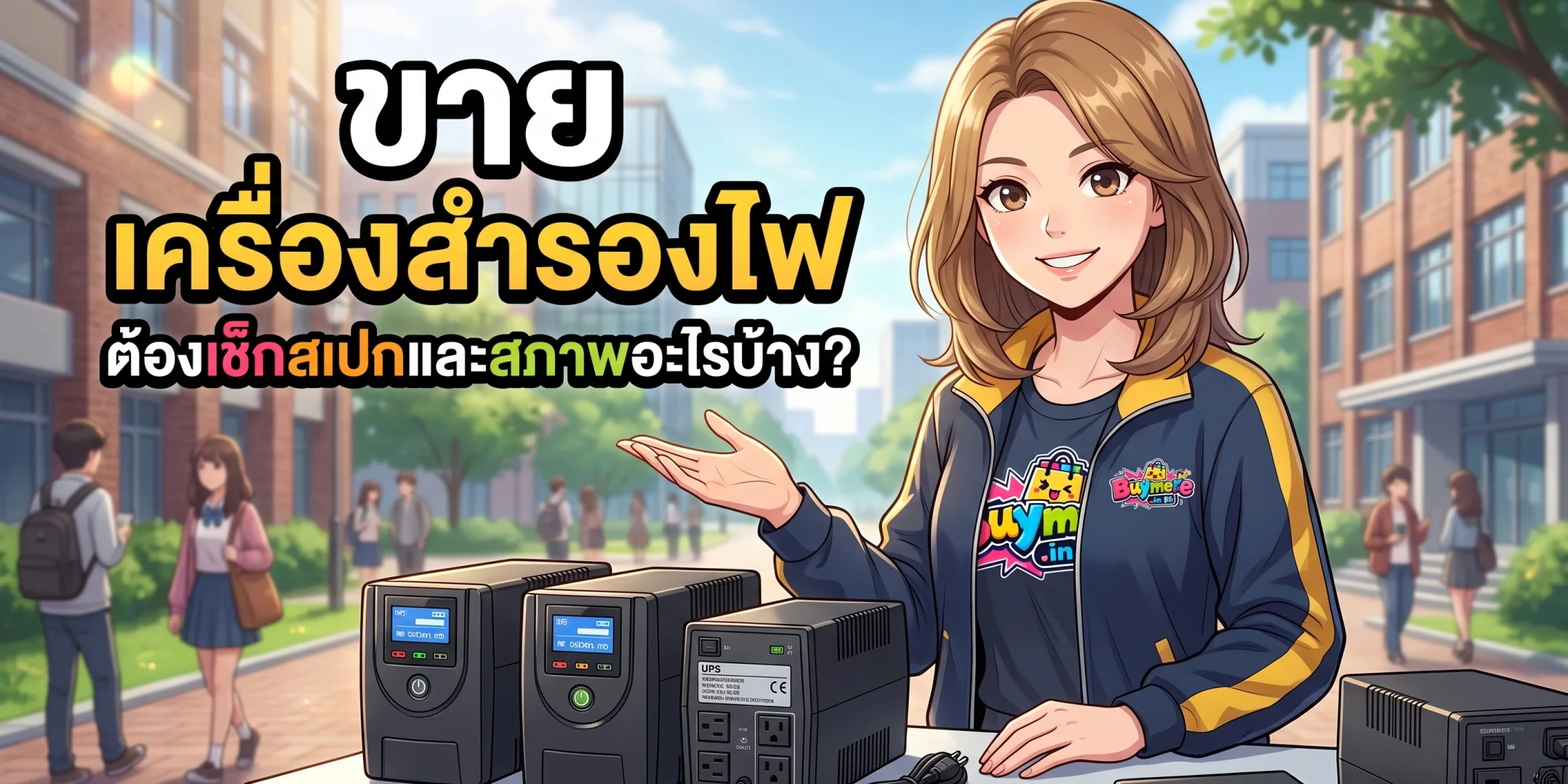 ขาย เครื่องสำรองไฟ ต้องเช็กสเปกและสภาพอะไรบ้าง?