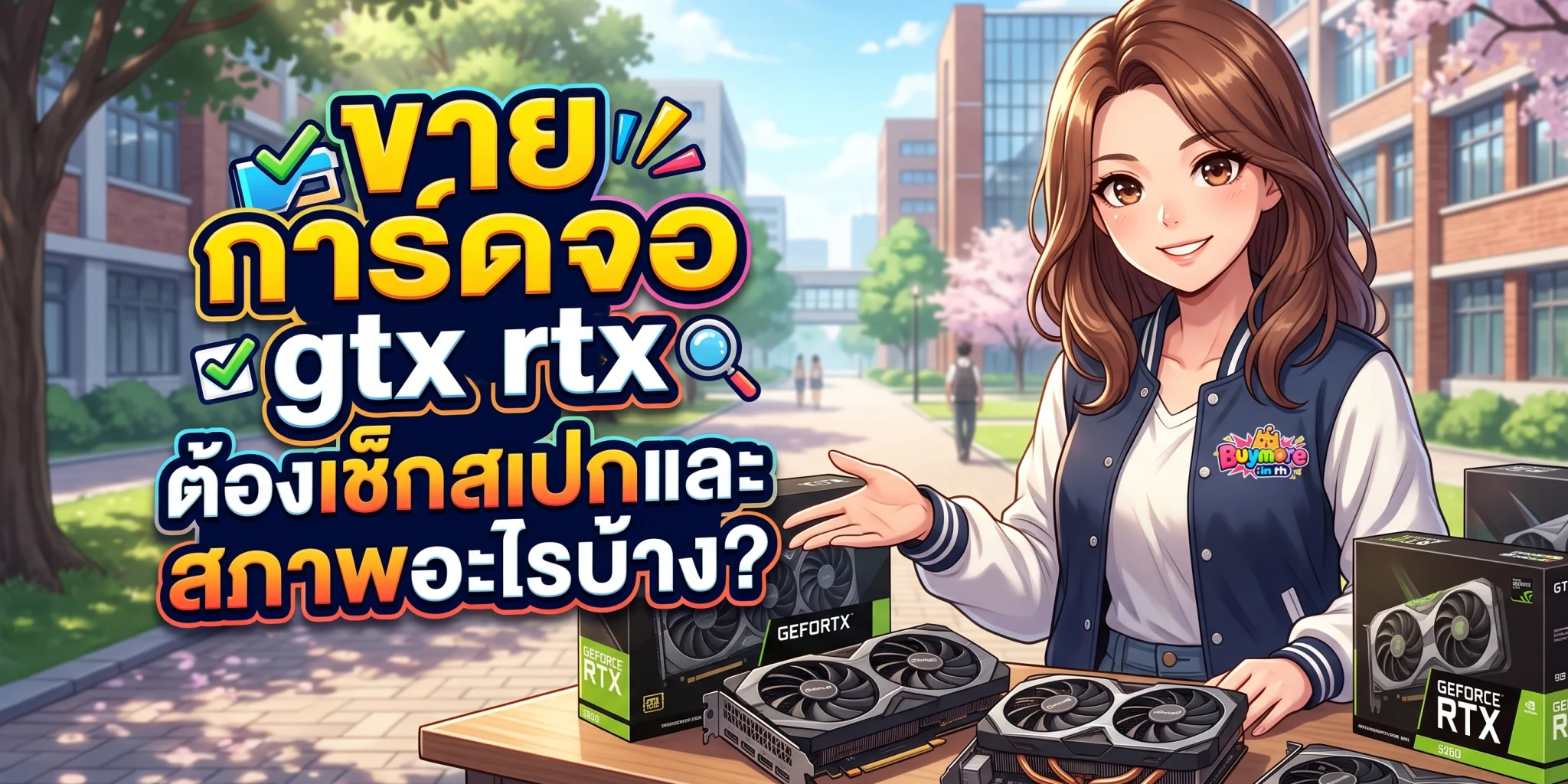 ขาย การ์ดจอ gtx rtx ต้องเช็กสเปกและสภาพอะไรบ้าง?